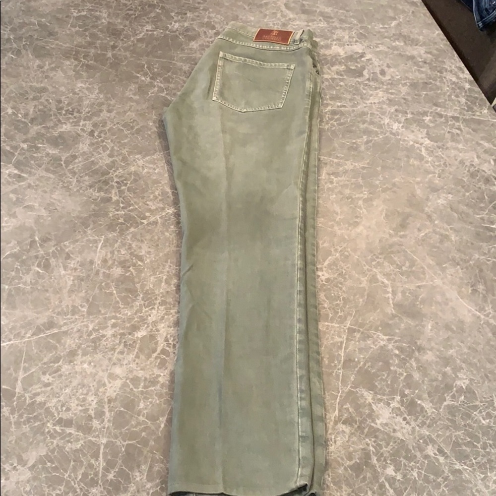 Brunelo Cucinelli Jeans Olive
